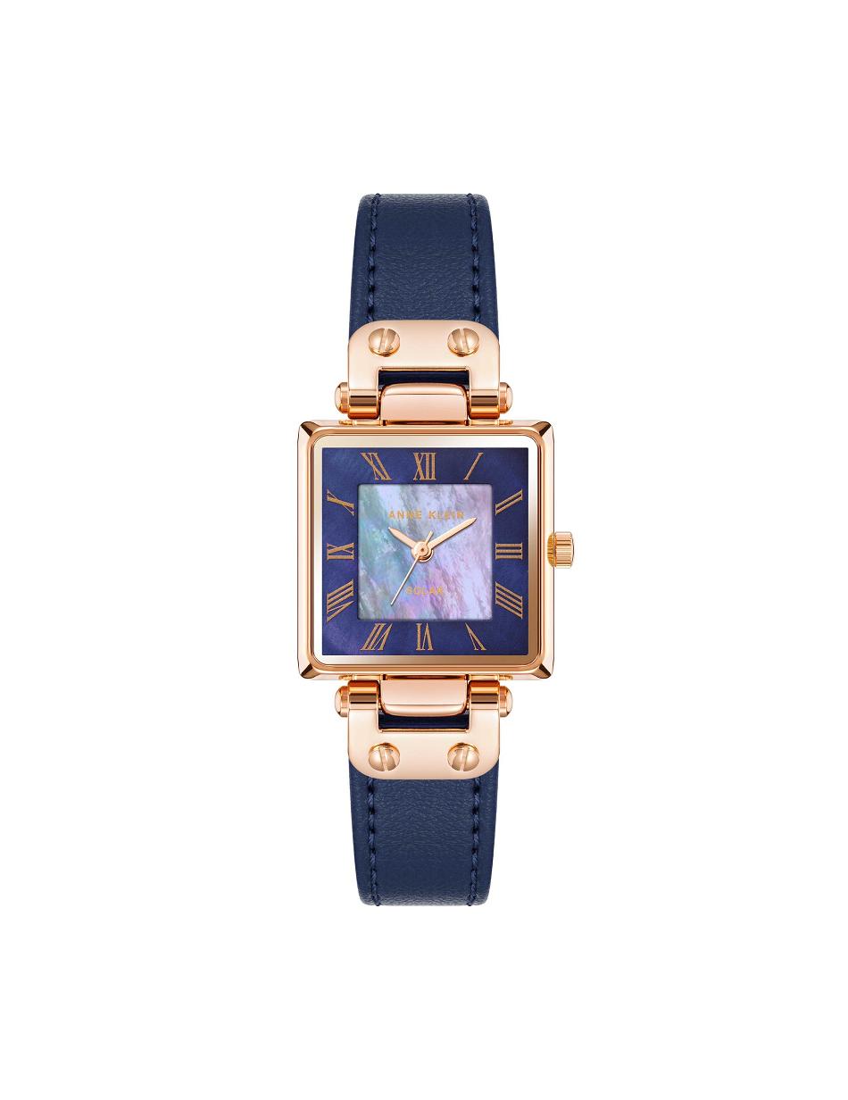 Considéré Anne Klein Solar Square Cuir Brides Watch   | PPA-9842223